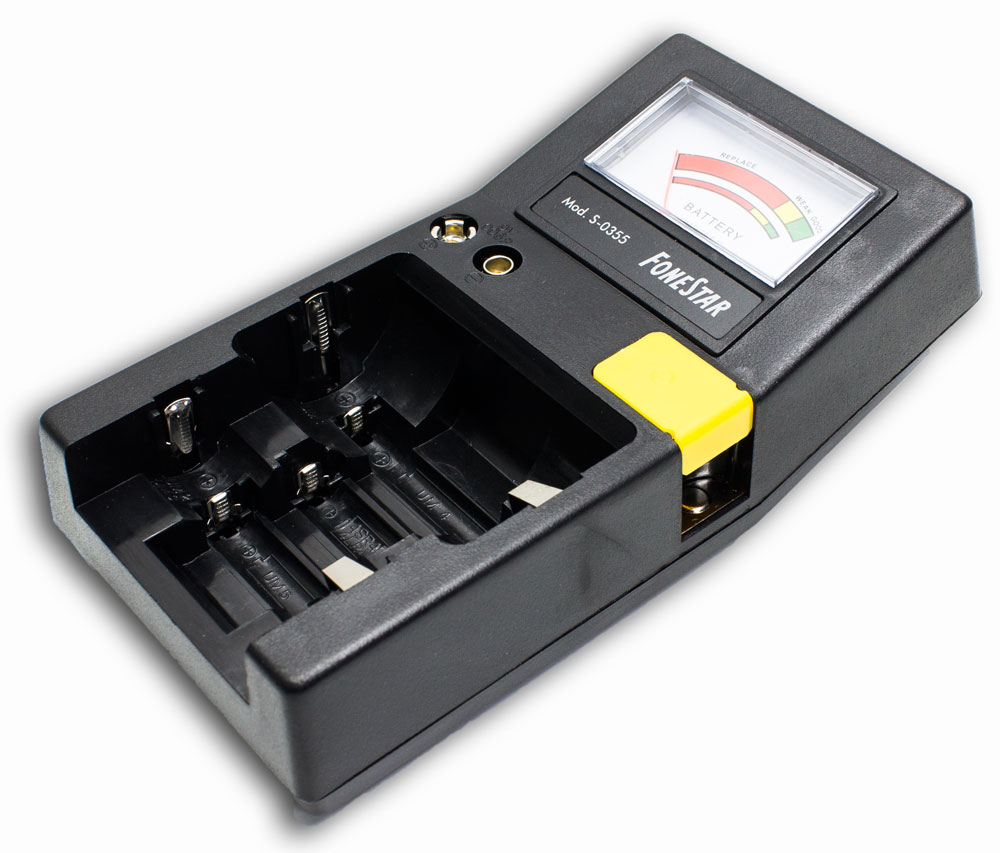 Comprobador de pilas y baterías recargables Fonestar > Informatica