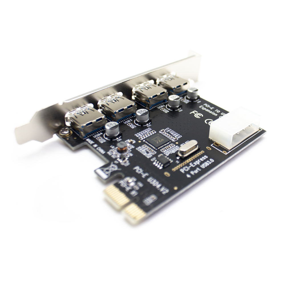 Tarjeta PCIe Ampliación 4 Puertos USB 3.0 Tarjeta PCIe Ampliación 4 Puertos USB 3.0