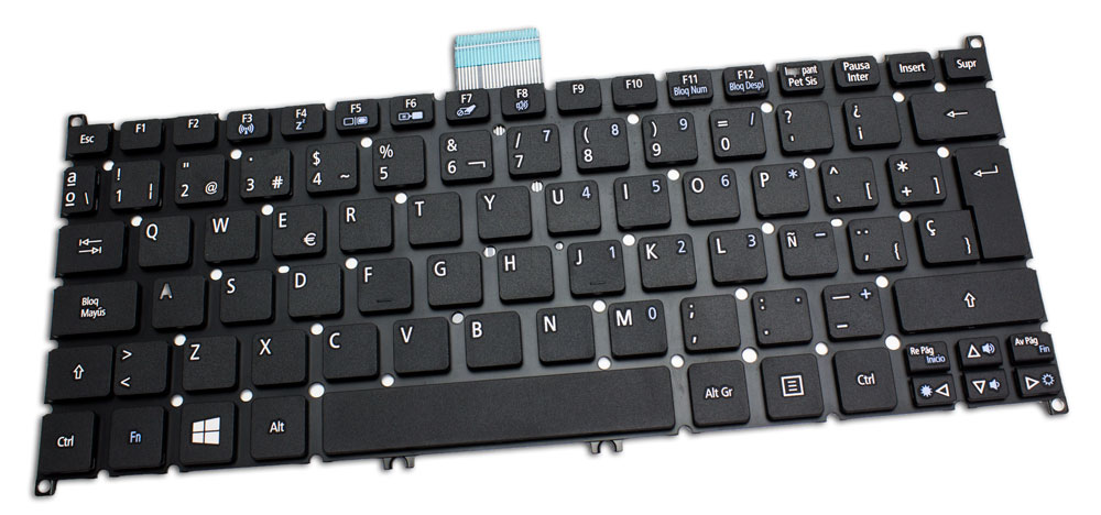 Teclado Acer Aspire S3-951 S3-371 V5-171 S3-391 Negro > Informatica